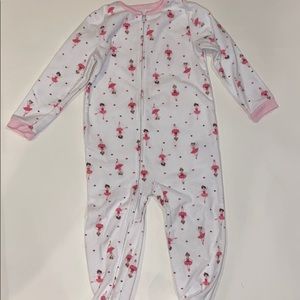 Carter’s footed Fleece zip up Size 3t